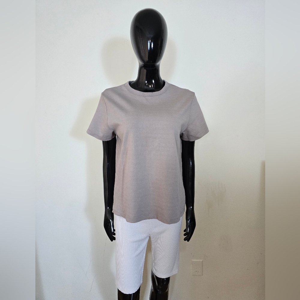 H&M Light Brown Short Sleeve Tee